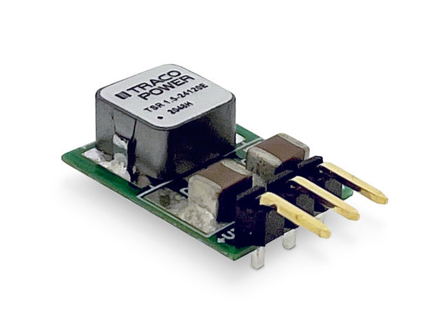 TSR 1.5E Series- 1.5 Amp POL switching regulators in a cost efficient open frame design